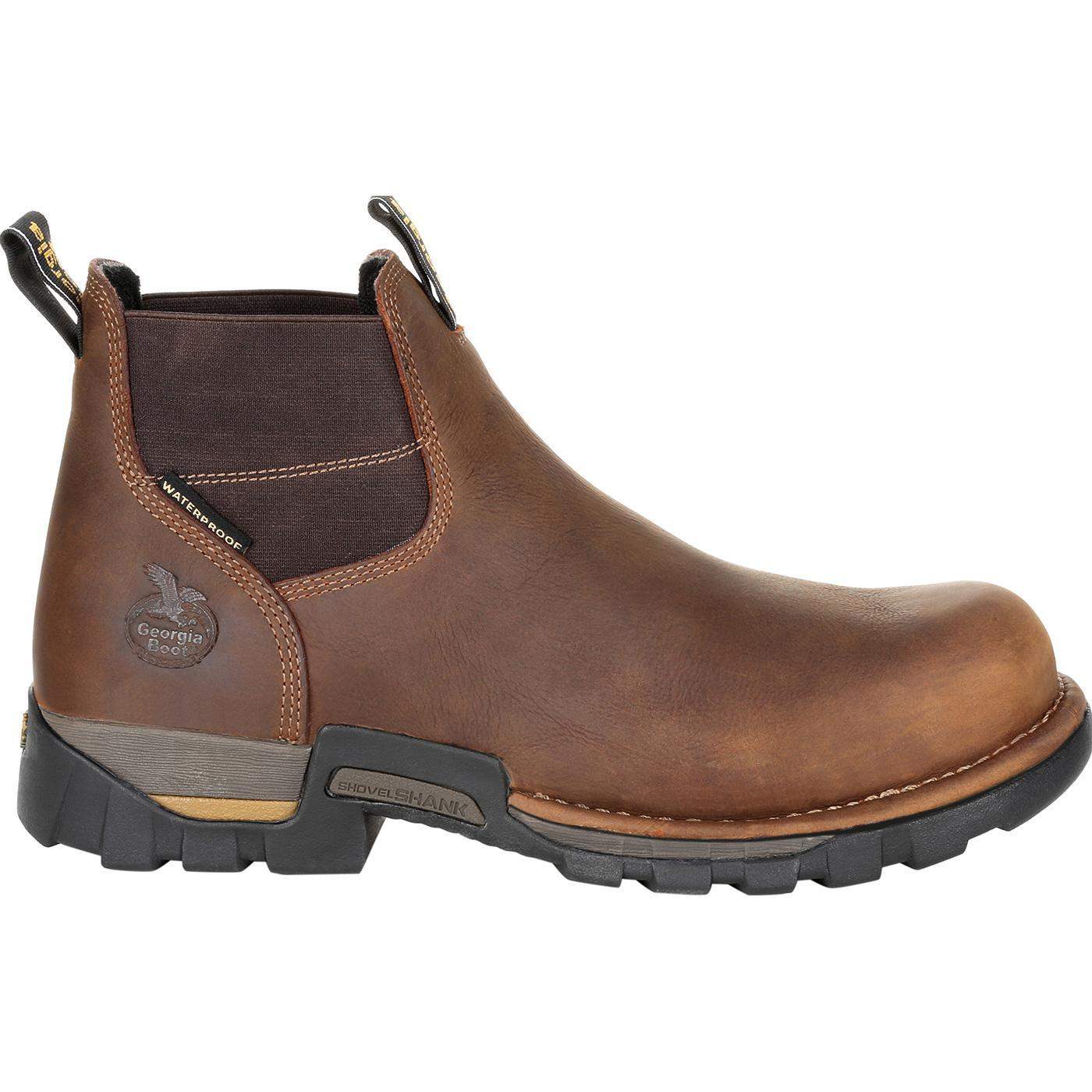 Georgia Boot Eagle One Steel Toe Waterproof Chelsea Work Boot - Georgia Boot - Flyclothing LLC