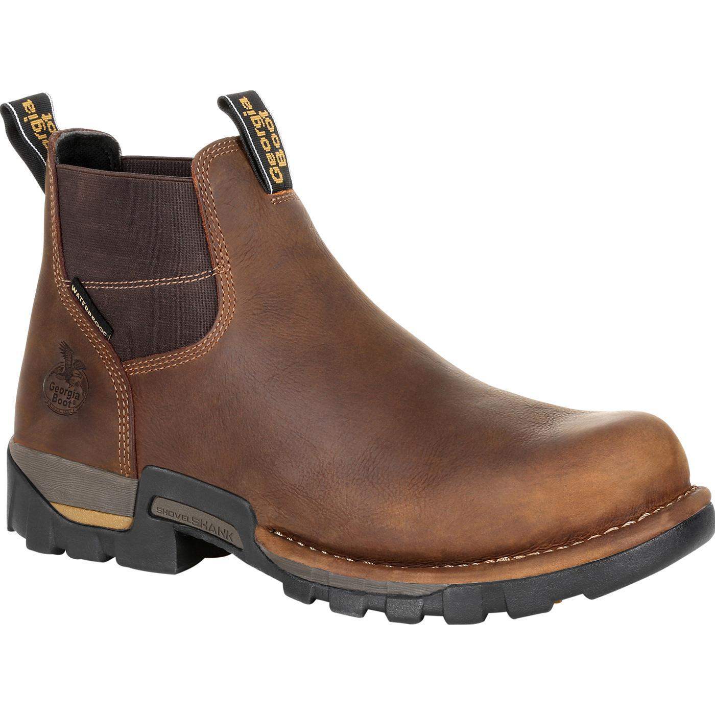 Georgia Boot Eagle One Steel Toe Waterproof Chelsea Work Boot - Georgia Boot - Flyclothing LLC