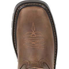 Georgia Boot Carbo-Tec LT Little Kids Brown Pull on Boot - Georgia Boot