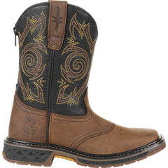 Georgia Boot Carbo-Tec LT Big Kids Pull-On Saddle Boot - Georgia Boot