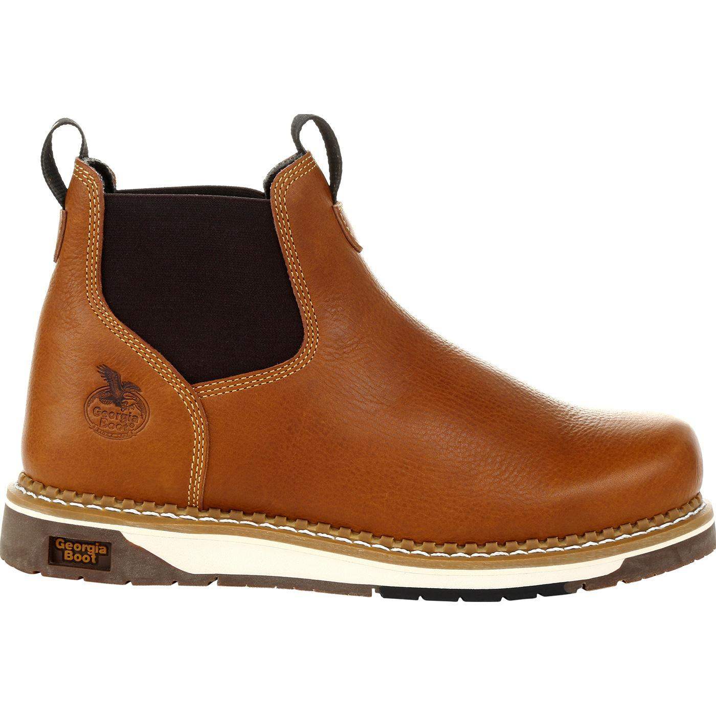Georgia Boot AMP LT Wedge Chelsea Work Boot - Georgia Boot - Flyclothing LLC