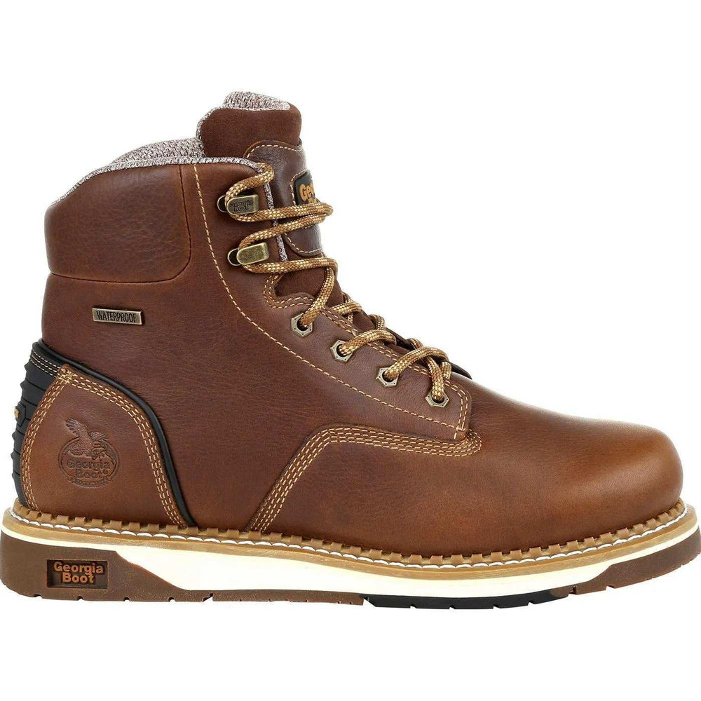 Georgia Boot AMP LT Wedge Steel Toe Waterproof Work Boot - Georgia Boot - Flyclothing LLC