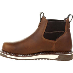 Georgia Boot AMP LT Wedge Steel Toe Waterproof Chelsea Work Boot - Georgia Boot
