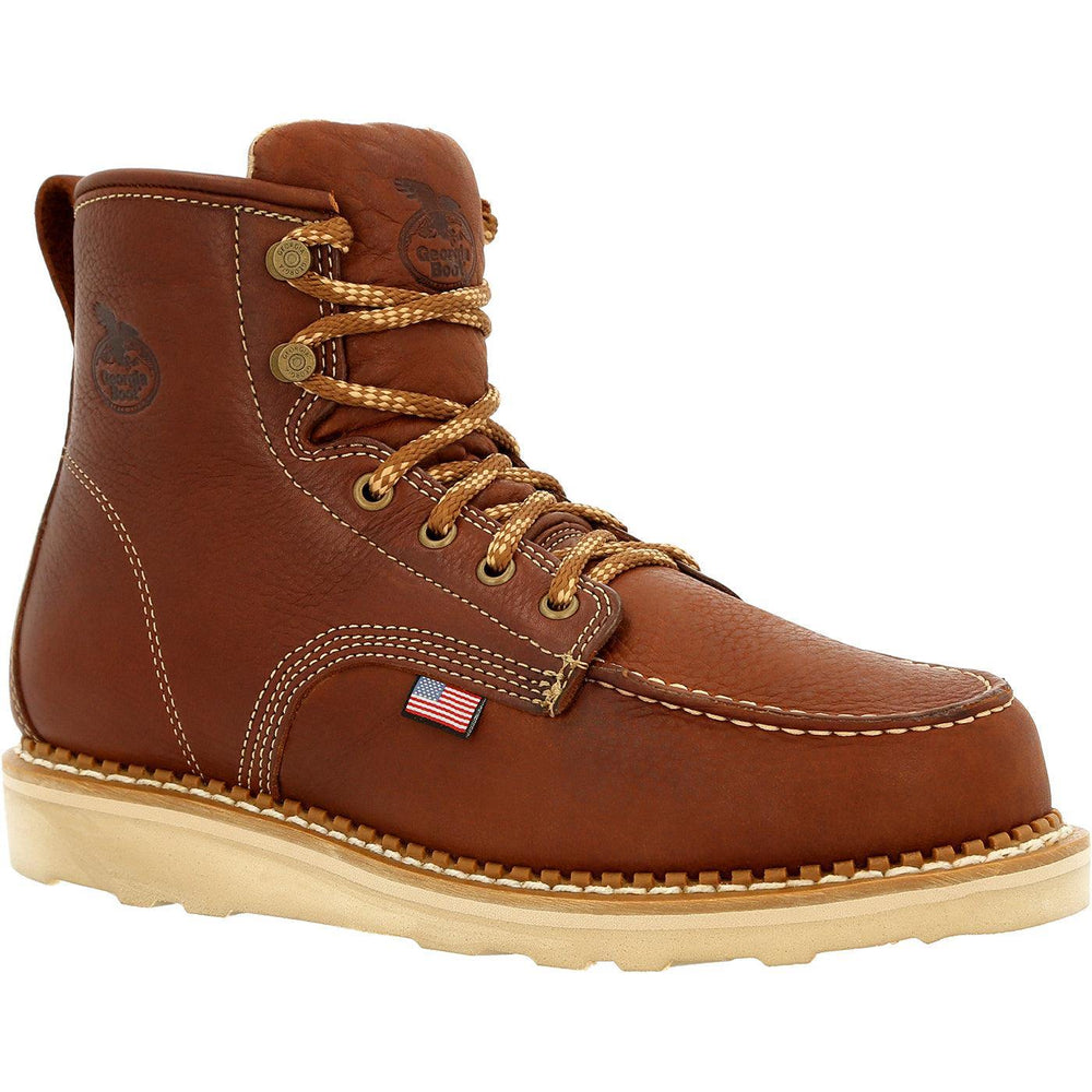 Georgia Boot USA Wedge Moc Toe Work Boot - Georgia Boot