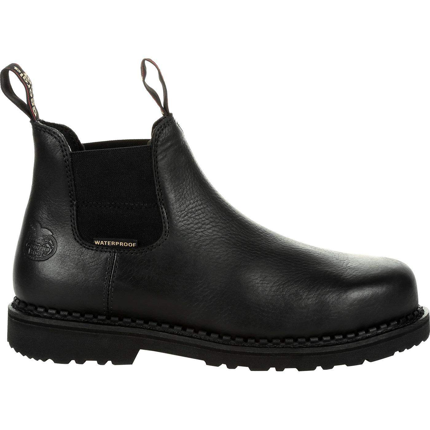 Georgia Giant Revamp Waterproof Chelsea Work Boot - Georgia Boot - Flyclothing LLC