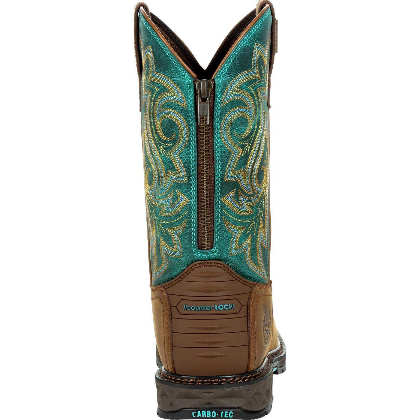 Georgia Boot Carbo-Tec LT Women's Steel Toe Waterproof Pull-On Boot - Georgia Boot - Flyclothing LLC