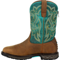 Georgia Boot Carbo-Tec LT Women's Steel Toe Waterproof Pull-On Boot - Georgia Boot