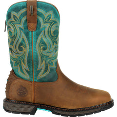 Georgia Boot Carbo-Tec LT Women's Steel Toe Waterproof Pull-On Boot - Georgia Boot