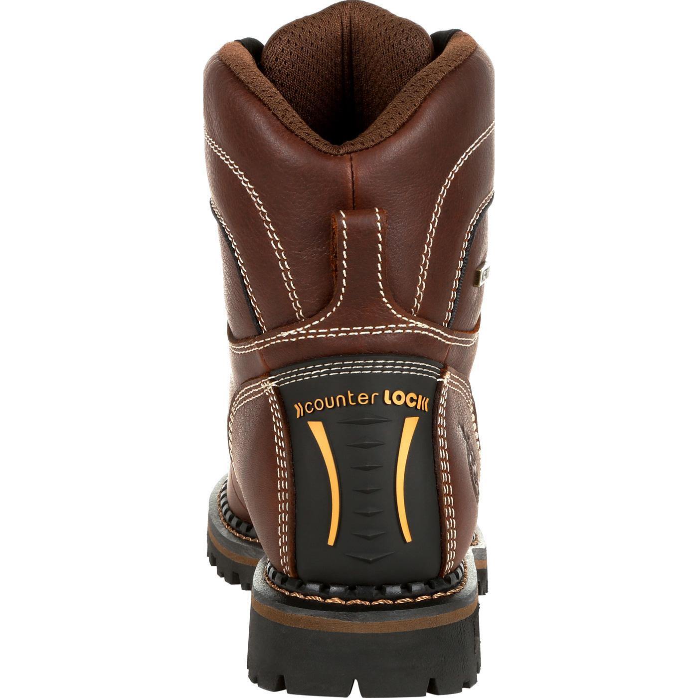 Georgia Boot AMP LT Logger Women's Waterproof Low Heel Logger Boot - Georgia Boot