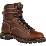 Georgia Boot AMP LT Logger Women's Waterproof Low Heel Logger Boot - Georgia Boot