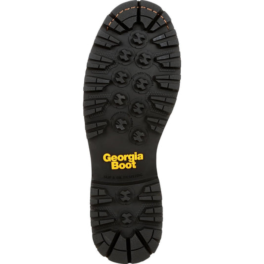 Georgia Boot AMP LT Logger Women's Alloy Toe Waterproof Low Heel Logger Boot - Flyclothing LLC