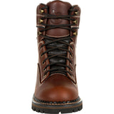 Georgia Boot AMP LT Logger Women's Alloy Toe Waterproof Low Heel Logger Boot - Georgia Boot