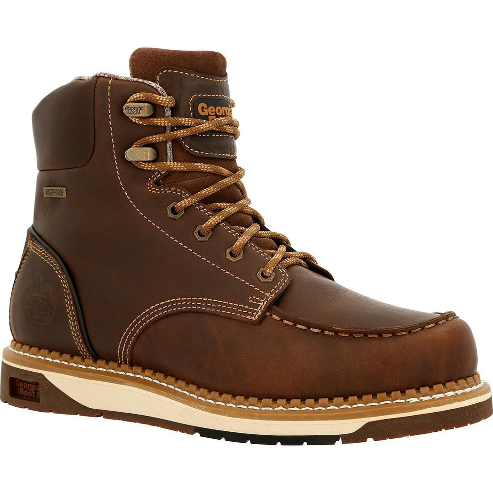 Georgia Boot AMP LT Wedge Waterproof Moc-Toe Work Boot - Georgia Boot