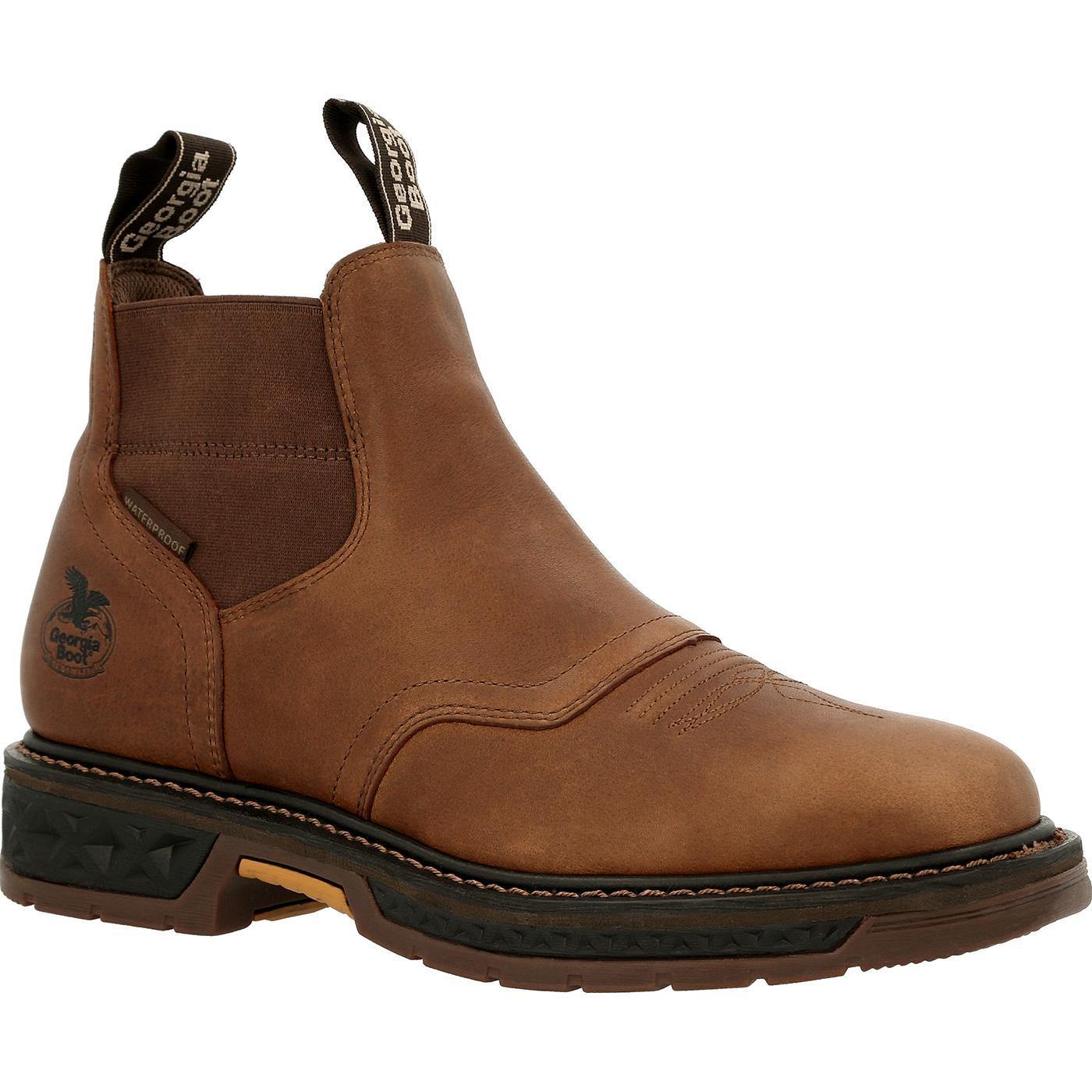 Georgia Boot Carbo-Tec LT Waterproof Chelsea Work Boot - Georgia Boot