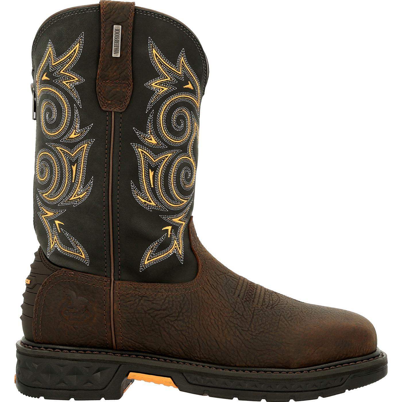 Georgia Boot Carbo-Tec LT Steel Toe Waterproof Pull-On Work Boot - Georgia Boot - Flyclothing LLC