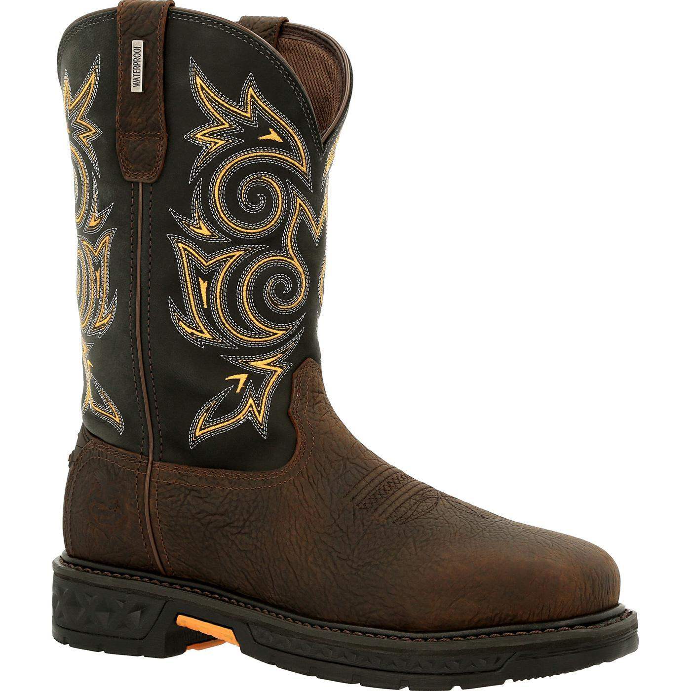 Georgia Boot Carbo-Tec LT Steel Toe Waterproof Pull-On Work Boot - Georgia Boot - Flyclothing LLC