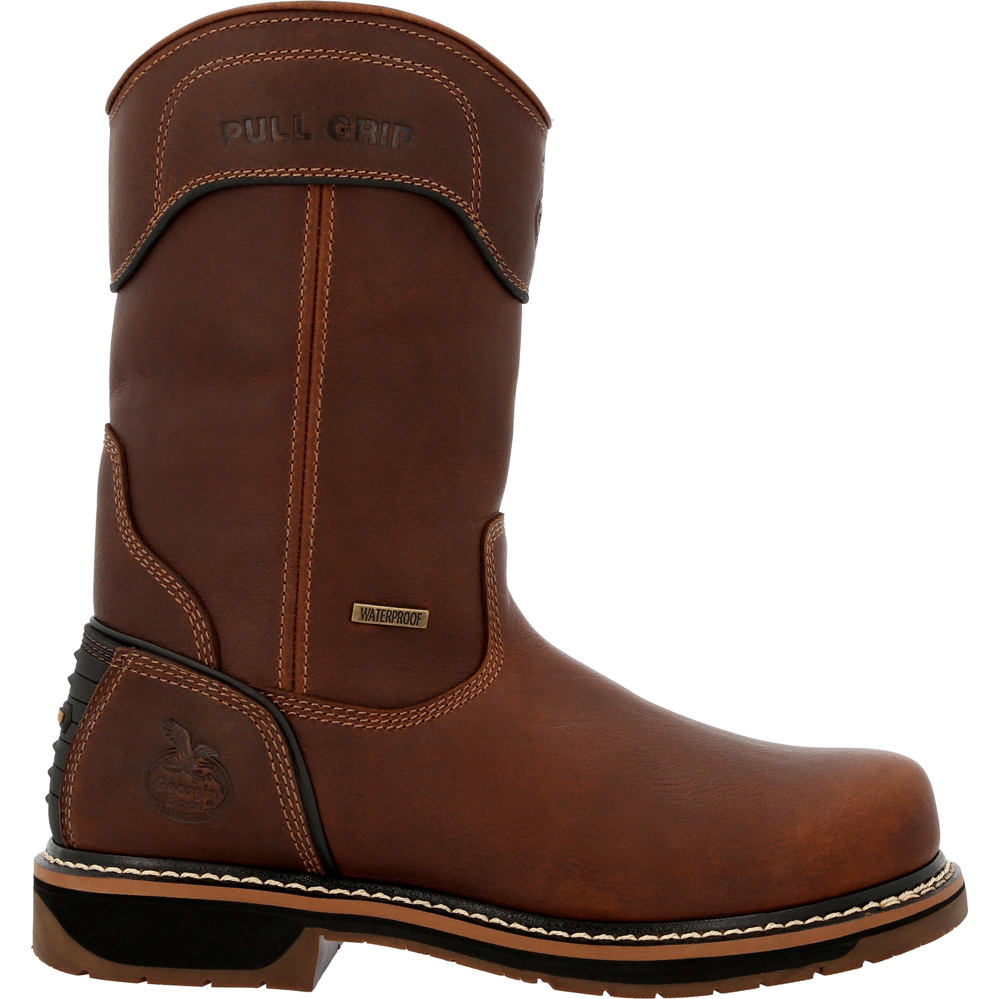 Georgia Boot AMP LT Edge Waterproof Pull On Work Boot - Flyclothing LLC