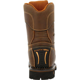 Georgia Boot AMP LT Low Heel Logger Composite Toe Waterproof Work Boot - Georgia Boot