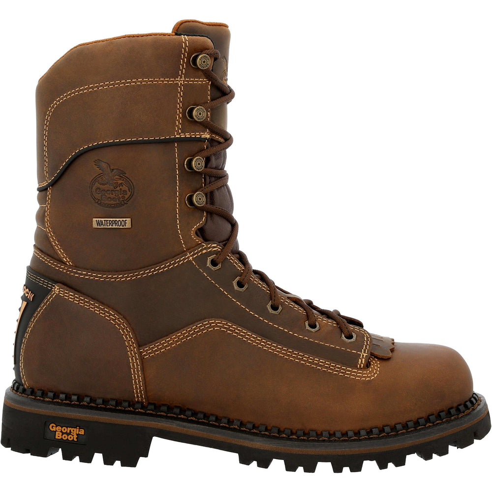 Georgia Boot AMP LT Low Heel Logger Composite Toe Waterproof Work Boot - Georgia Boot - Flyclothing LLC