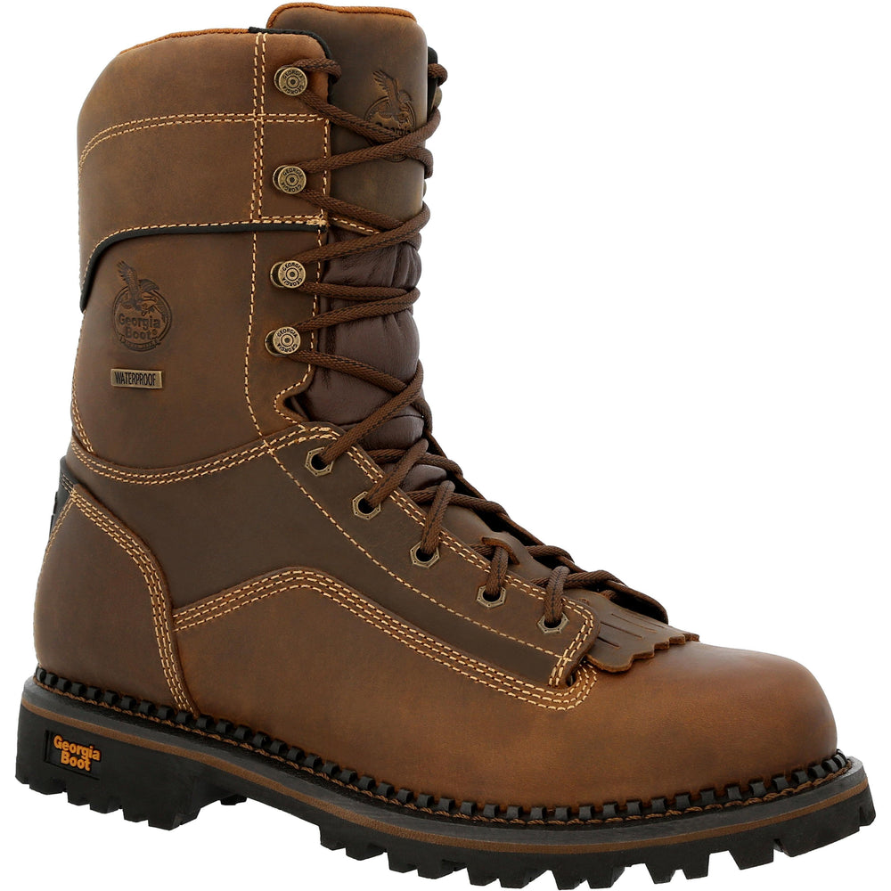 Georgia Boot AMP LT Low Heel Logger Composite Toe Waterproof Work Boot - Georgia Boot