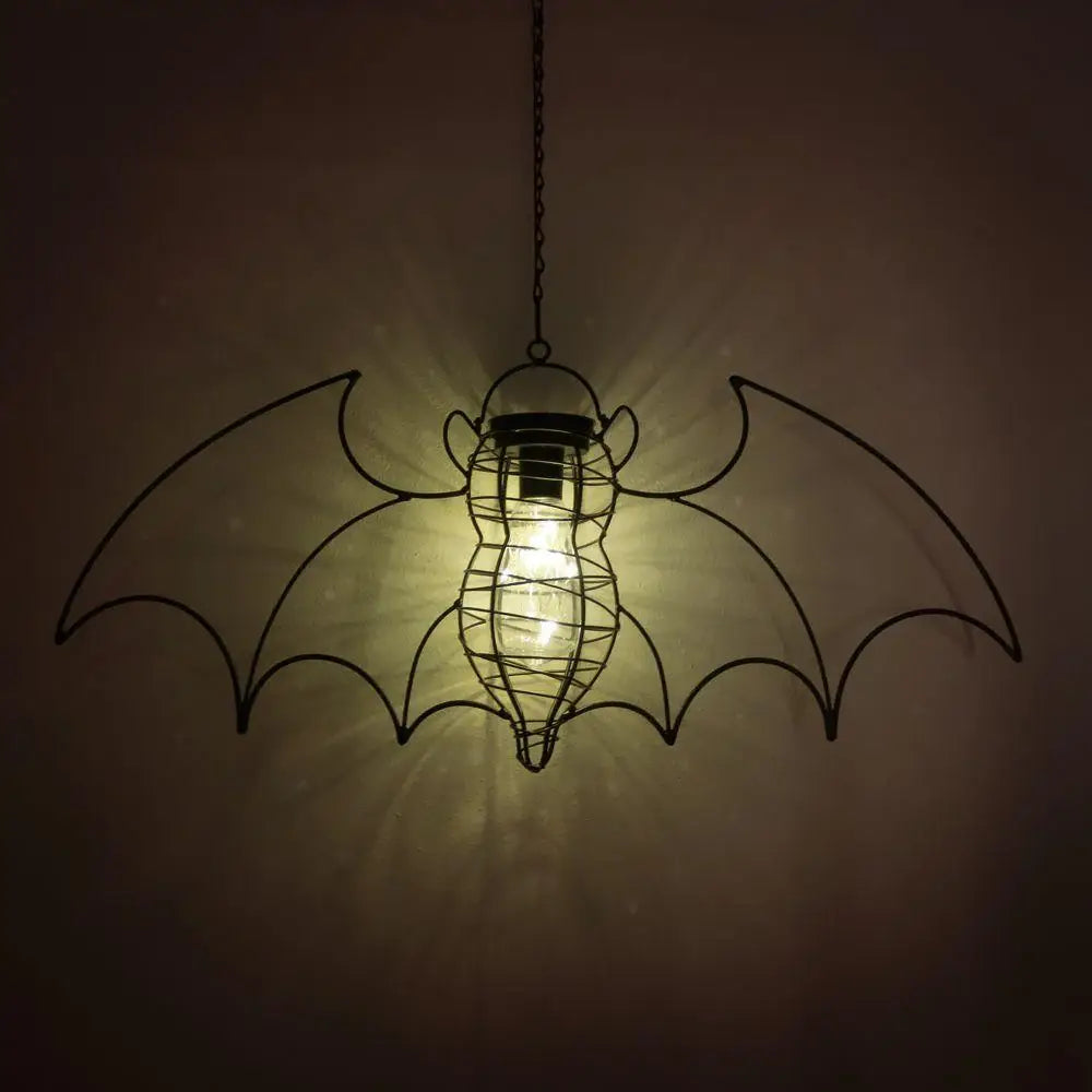 The Vault Solar Powered Bat Lantern Light - Alchemy Gothic - Flyclothing LLC