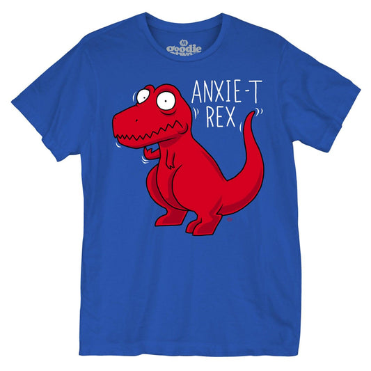 Goodie Royal Anxiety Rex Mens T-Shirt - Flyclothing LLC