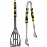 Pittsburgh Penguins® 2 pc Steel BBQ Tool Set - Siskiyou Buckle