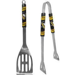 Pittsburgh Penguins® 2 pc Steel BBQ Tool Set - Flyclothing LLC