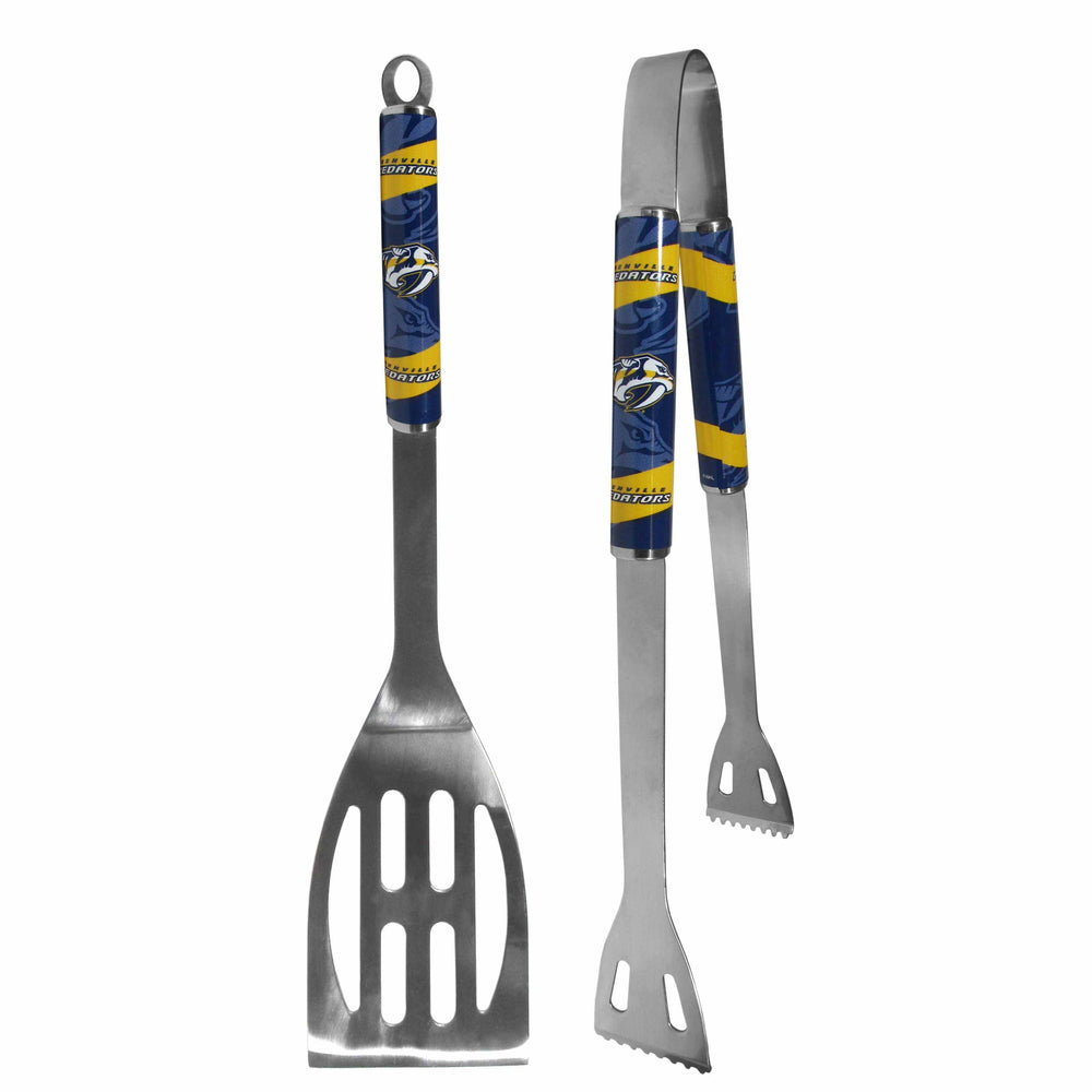Nashville Predators® 2 pc Steel BBQ Tool Set - Siskiyou Buckle