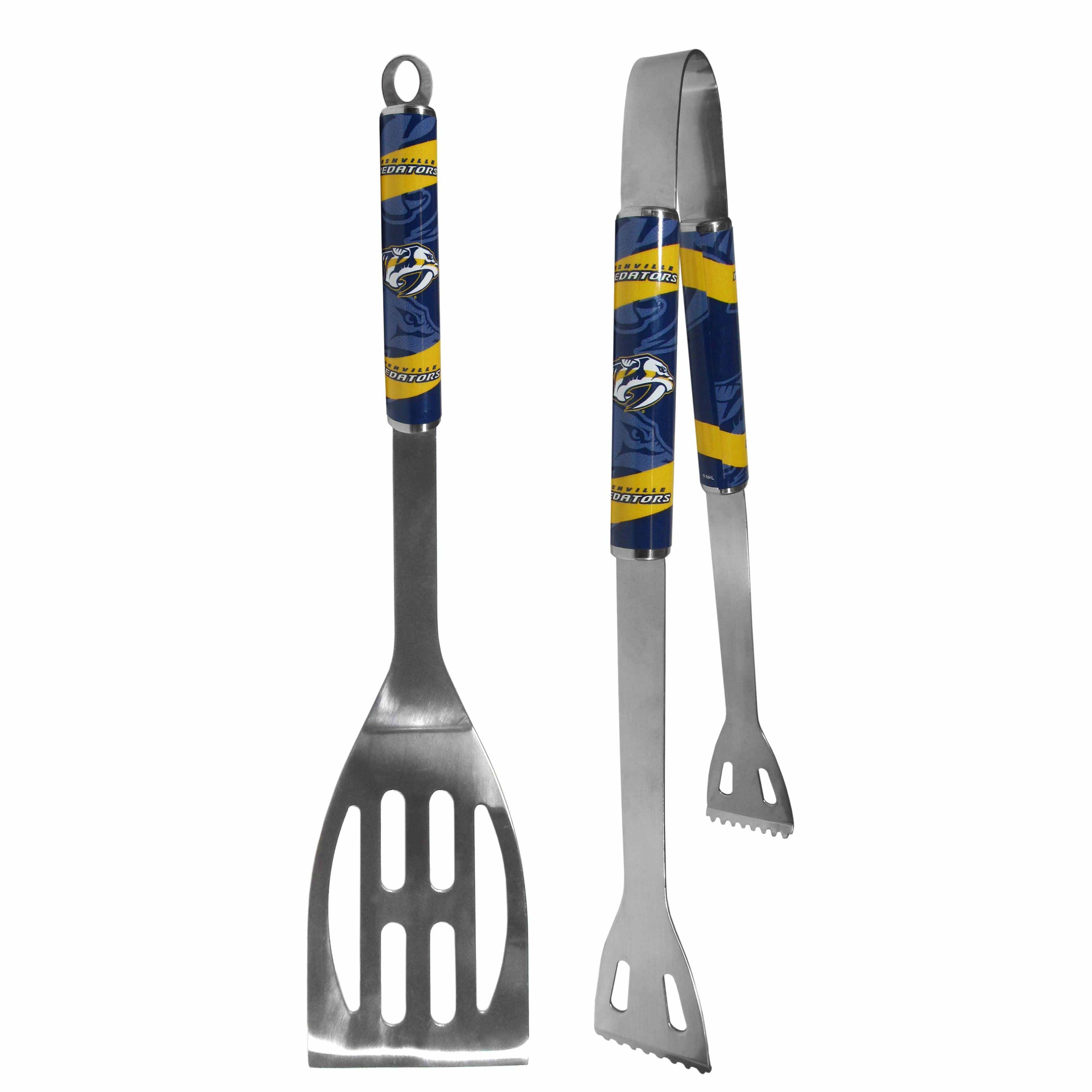 Nashville Predators® 2 pc Steel BBQ Tool Set - Siskiyou Buckle