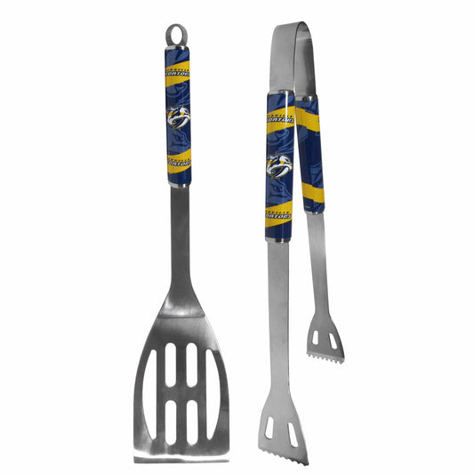 Nashville Predators® 2 pc Steel BBQ Tool Set - Siskiyou Buckle