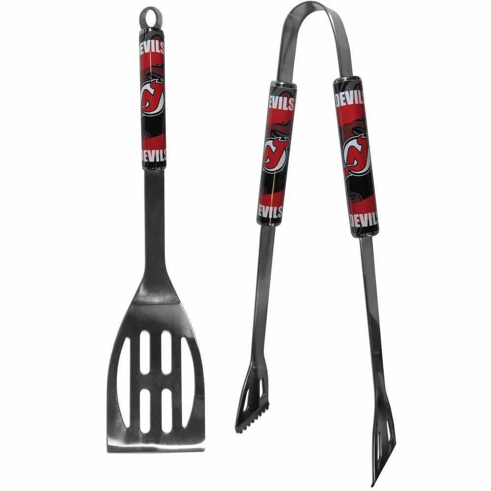 New Jersey Devils® 2 pc Steel BBQ Tool Set - Siskiyou Buckle