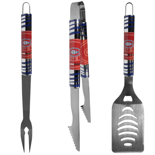 Montreal Canadiens® 3 pc Tailgater BBQ Set - Flyclothing LLC