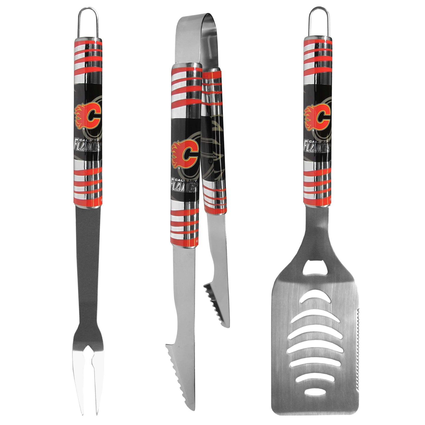 Calgary Flames® 3 pc Tailgater BBQ Set - Siskiyou Buckle - Flyclothing LLC
