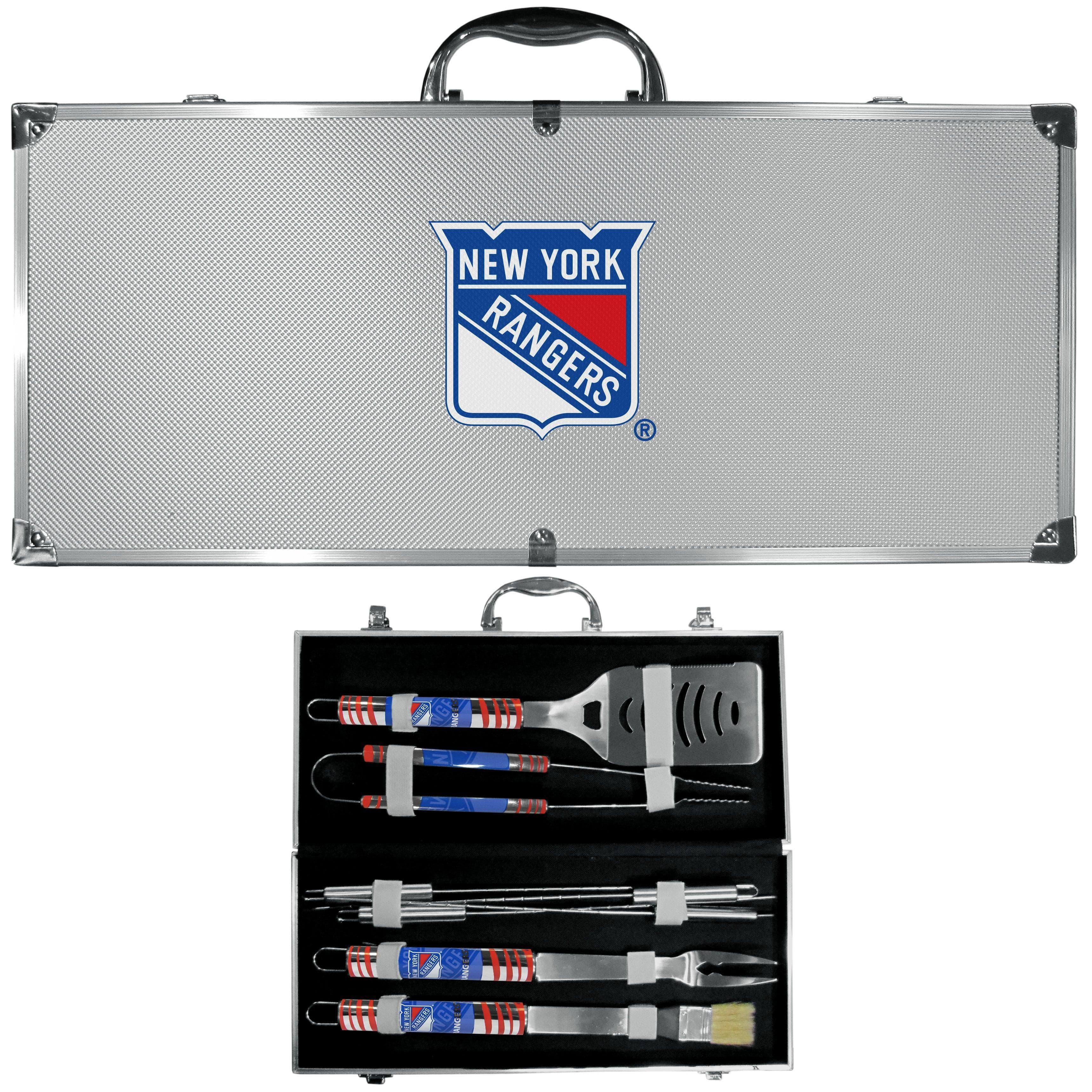 New York Rangers® 8 pc Tailgater BBQ Set - Siskiyou Buckle