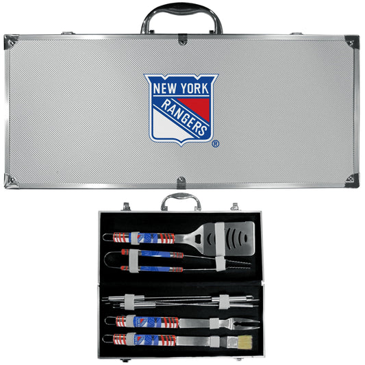 New York Rangers® 8 pc Tailgater BBQ Set - Siskiyou Buckle