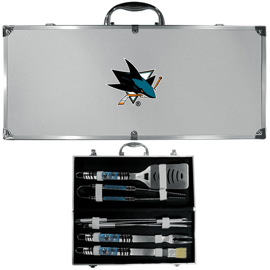 San Jose Sharks® 8 pc Tailgater BBQ Set - Siskiyou Buckle