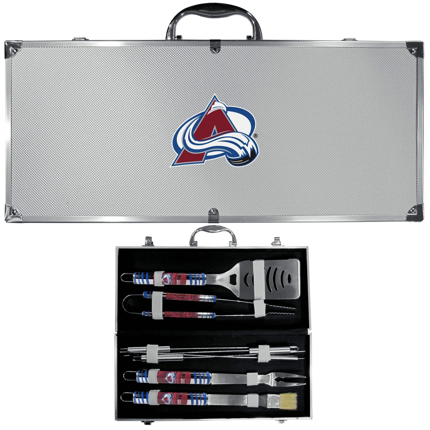 Colorado Avalanche® 8 pc Tailgater BBQ Set - Siskiyou Buckle - Flyclothing LLC