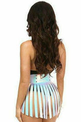 Daisy Corsets Mermaid Holo Fringe Skirt