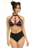 Daisy Corsets Candy Collection - Pink Chain Harness - Daisy Corsets