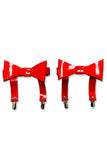 Red Patent Garters (set of 2) - Daisy Corsets