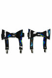 Daisy Corsets Black Holo Garters (set of 2) - Daisy Corsets