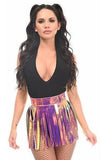 Daisy Corsets Rainbow Gold Holo Fringe Skirt - Daisy Corsets