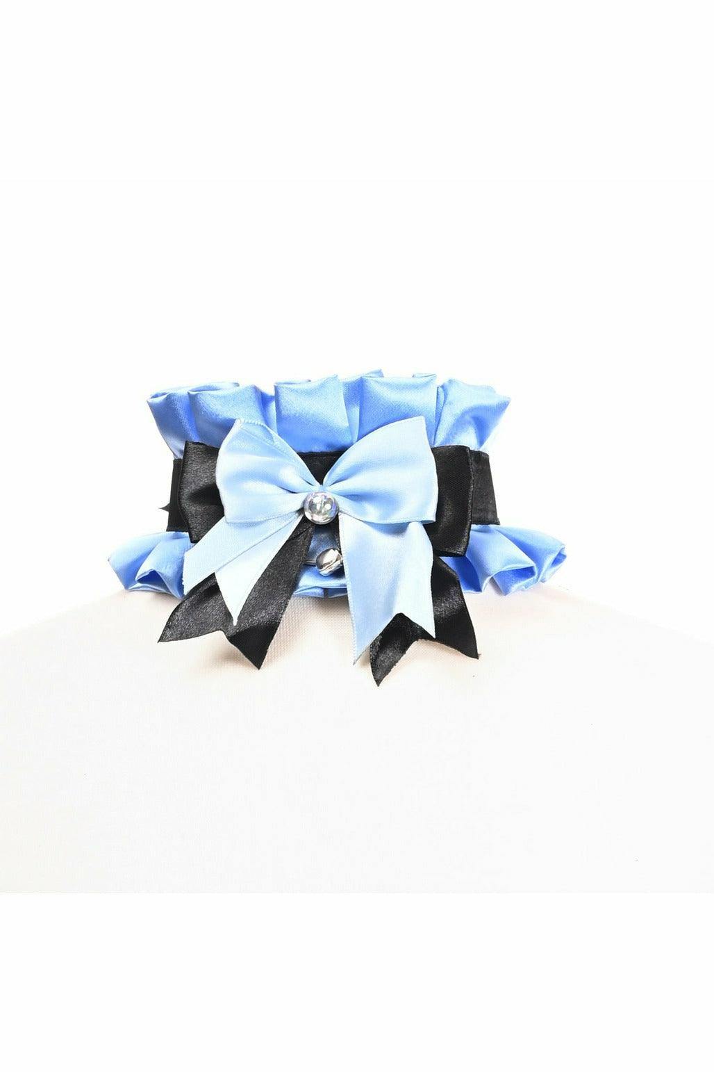Kitten Collection Blue/Black Choker - Daisy Corsets