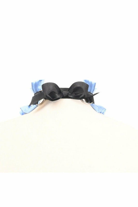 Kitten Collection Blue/Black Choker - Daisy Corsets