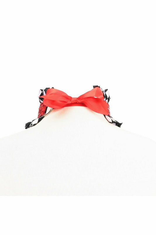 Kitten Collection Diamond Print Choker - Daisy Corsets