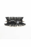 Kitten Collection Black Fishnet Spike Choker - Daisy Corsets