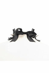 Kitten Collection Black Fishnet Spike Choker - Flyclothing LLC