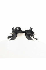 Kitten Collection Black Fishnet Spike Choker - Daisy Corsets