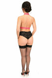 Hot Pink Stretchy Body Harness w/Gold Hardware - Daisy Corsets - Flyclothing LLC